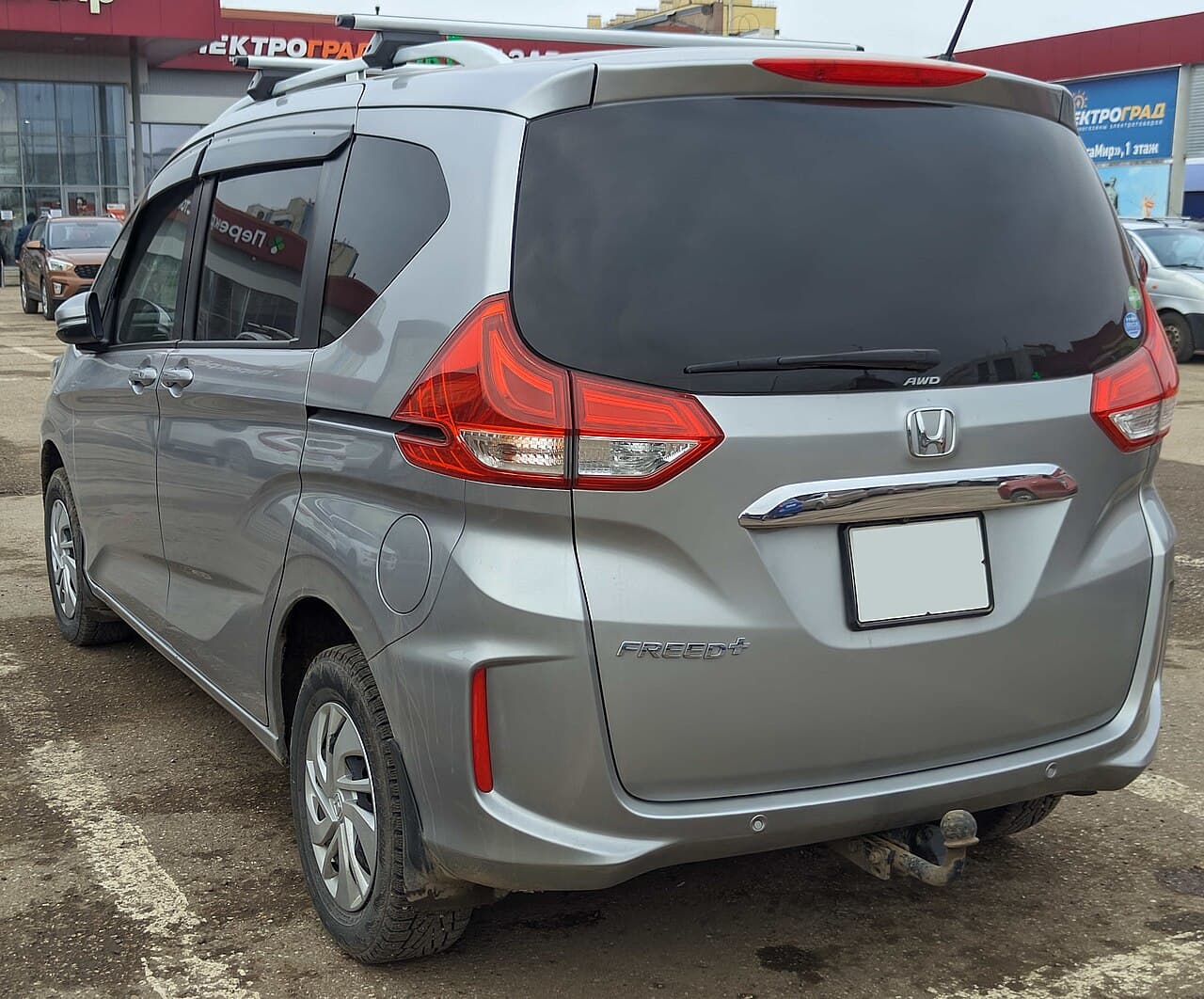 2019 Honda Freed+ (ZDC) silver rear