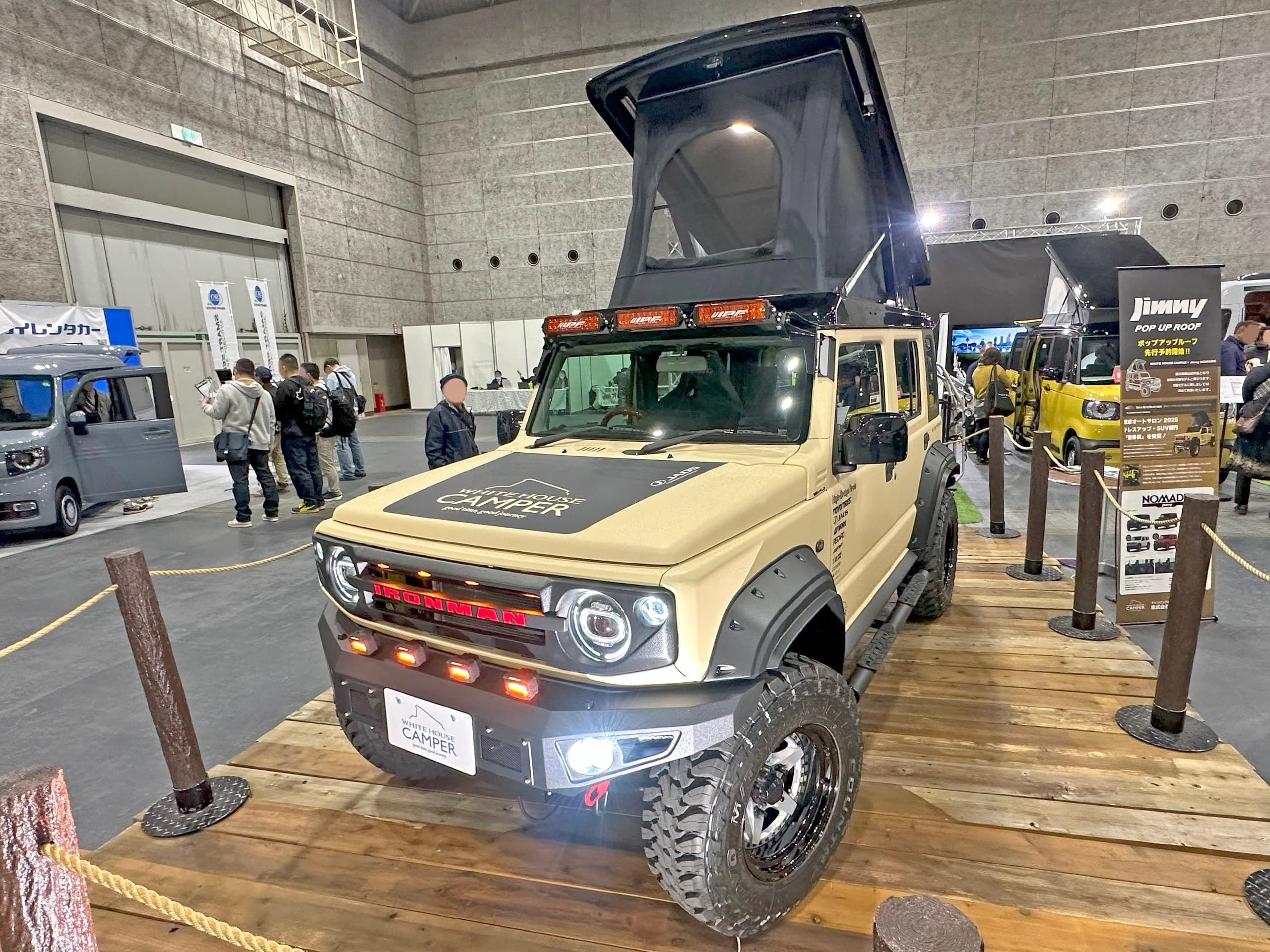 Osaka Camping Car Show 2025 (1) - Suzuki Jimny NOMADE + Pop-up Roof