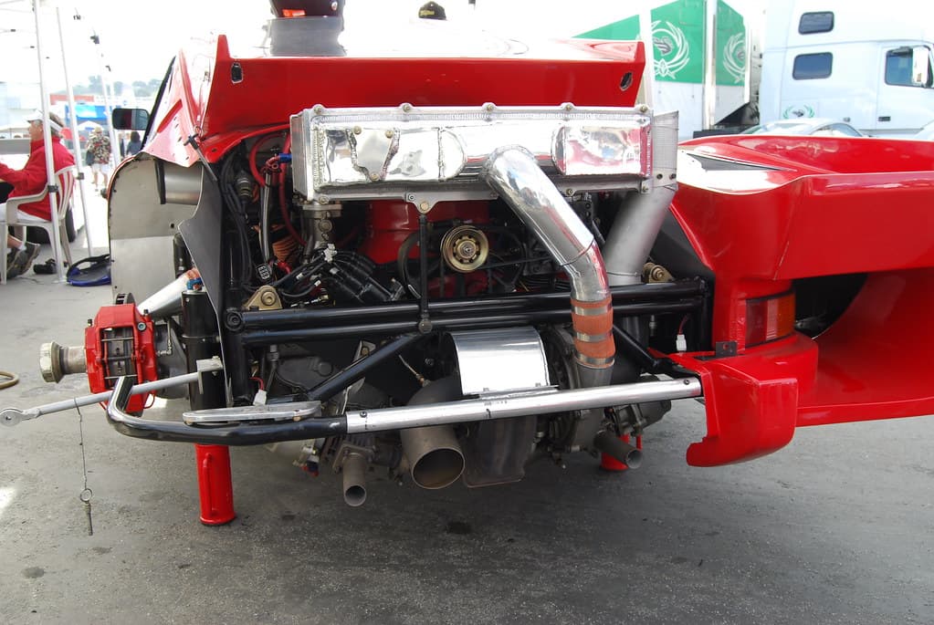 Porsche 935 1976 Latino Racing #85, with one great big turbo!